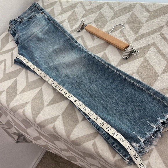 AG Adriano Goldschmied Jodi Crop High Rise Slim Flare size 28R - Picture 10 of 10